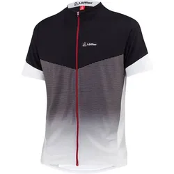 LÖFFLER Herren Trikot M BIKE SHIRT FZ STREAM, SILVER GREY/ MAROON, 54