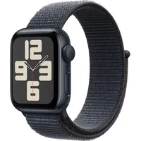 Apple Watch SE 2024 GPS 40 mm Aluminiumgehäuse Mitternacht, Sport Loop Tinte