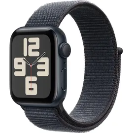 Apple Watch SE 2024 GPS 40 mm Aluminiumgehäuse Mitternacht, Sport Loop Tinte