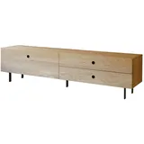 Tikamoon Jeanne TV-Schrank 200 cm Beige Holz