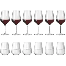 Ritzenhoff & Breker Sternschliff Rotwein- und Wasserglas Set 0,54 l 12-tlg.