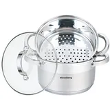 Klausberg Dampfgarer Set Induktion 18 cm, 2,5 Liter
