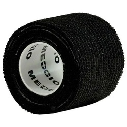 meDDio Bandage 1/3/6 Haftbandagen Größe+Farbe wählbar, 1 Stück 5 cm schwarz schwarz