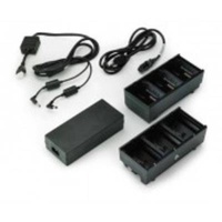 Zebra Technologies Zebra 3-Slot Battery Charger Connected via Y Cable - Batterieladegerät - Ausgang...