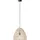 Brilliant Minster 1-flg. E27 25W Rattan-Textil