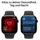Apple Watch Series 10 GPS + Cellular 46 mm Titangehäuse schiefer Sportarmband schwarz M/L
