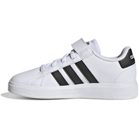 adidas Unisex Kinder Grand Court Sneakers, Ftwr White/Core Black/Core Black, 29 EU