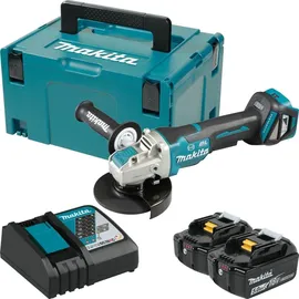 Makita DGA519RTJ inkl. 2 x 5,0 Ah + Makpac