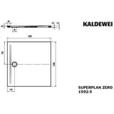 Kaldewei SUPERPLAN ZERO 1592-5,