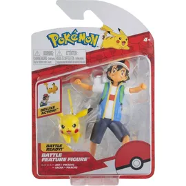 Pokémon Battle Feature Figur Ash & Pikachu 12 cm