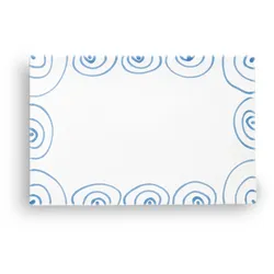 Gmundner Keramik Blaugeflammt, Platte rechteckig (30x20cm)