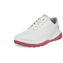 ECCO Womens Golfschuhe - Weiß/Kaugummi - UK 6