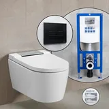 Geberit AquaClean Sela Komplett-SET Dusch-WC mit neeos Vorwandelement,, 146220211+16601BM#SET,