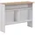 vidaXL Bartisch 130 x 40 x 120 cm Weiß/Eichefarben