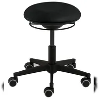 Mayer Sitzmöbel Funktionsdrehhocker 1353 Kunstleder Schwarz