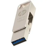 PNY HP 128GB x206c OTG 3.2 Typ-C/Typ-A Metall-Flash-Laufwerk