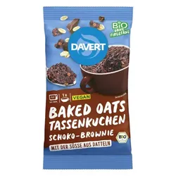Davert Baked Oats Tassenkuchen Schoko-Brownie bio