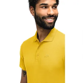 Maier Sports Ulrich Kurzarm-poloshirt - Golden Flame - S