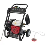 MEHOOSPVN 7.5HP Benzin-Hochdruckreiniger 4-Takt Einzylinder Luftgekühlt Benzin für Haus und Autos leichte Verschmutzungen an Fahrrädern Gartenzäunen Motorrädern Mit Pistole Hochdruckschlauch