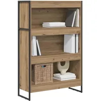 vidaXL Bücherregal Kunsthandwerk Eiche 80 x 30 x 155 cm Braun
