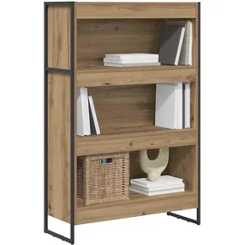 vidaXL Bücherregal Kunsthandwerk Eiche 80 x 30 x 155 cm Braun