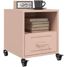 vidaXL Nachtschrank 2 Stk. 36 x 39 x 43,5 cm Rosa