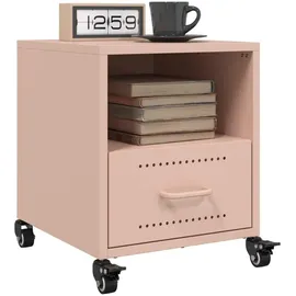 vidaXL Nachtschrank 2 Stk. 36 x 39 x 43,5 cm Rosa