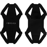 Forever Universal Silikon Handyhalterung Fahrrad Rahmentasche Halterung Outdoor Fahrradhalterung Motorrad Bike für iPhone XR/XS/X/8/7 Plus/6/6s Plus, Samsung Galaxy 4,0-6,0 Zoll Telefone (Schwarz)