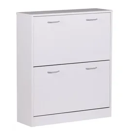 KADIMA DESIGN Kiel 75 x 87 x 24 cm 2 Fächer weiß matt / weiß
