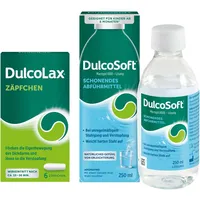 Dulcolax Zäpfchen 6stk und Dulcosoft Lösung 250ml