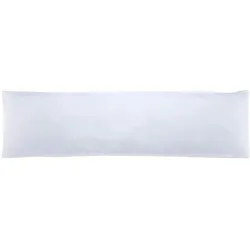 SCHLAFWOHL BASIC® Seitenschläferkissen • Lagerungskissen • Schwangerschaftskissen • Stillkissen • 40x145 • weiß • mit abnehmbaren Bezug • waschbar