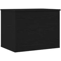 VidaXL Aufbewahrungsbox mit Deckel Schwarz Eiche 60x42x46 cm