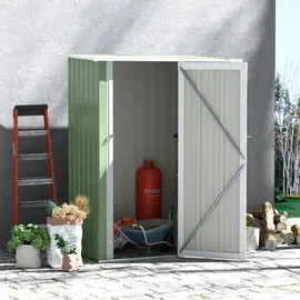 Outsunny Metallgerätehaus 1,42 x 0,84 x 1,89 m grün