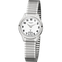 Regent, Armbanduhr, Damenuhr, Silber, Weiss, (29 mm)