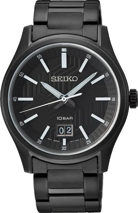 Seiko Conceptual Series Quarz 3 Zeiger SUR515P1 - schwarz