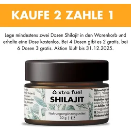 xtra fuel Shilajit Harz Original Himalaya Mumijo 3 x 30 g