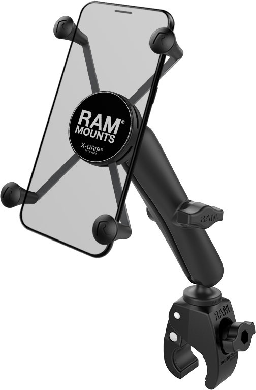 Ram Mount X-Grip L / Tough-Claw S, Montage-Set lang - Schwarz