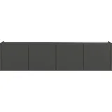Germania Hängeschrank 183 x 45 x 25 cm Graphit Holzwerkstoff