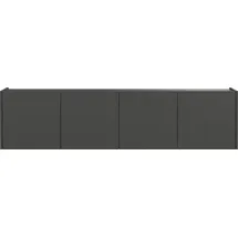 Germania Hängeschrank 183 x 45 x 25 cm Graphit Holzwerkstoff