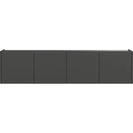 Germania Hängeschrank 183 x 45 x 25 cm Graphit Holzwerkstoff