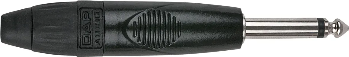 DAP 6.3 mm Jack X-type Mono Schwarzes Gehäuse