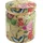 Kare Hocker Flower Fever Polyester 39 x 47 x 39 cm Gelb