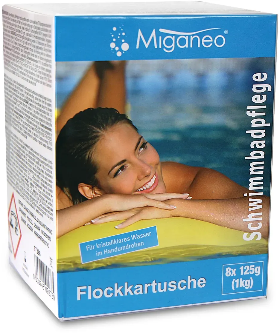 1kg Miganeo® Flockkartuschen Flockungsmittel für Sandfilteranlage