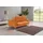Egoitaliano Schlafcouch Leder 3-1 Garnitur Orange