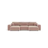maison de rêve Wohnlandschaft Zanzibar ¦ rosa/pink ¦ Maße (cm): B: 325 H: 79