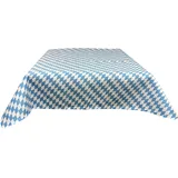 JEMIDI Stofftischdecke für Biertische Tischdecke Bierbank Bierzelt Bierzelttisch Garnitur Biertische Tischdecken Decke Tisch 90cm x 240cm für Biertische Bayrische Raute