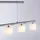 Paul Neuhaus GREZIA 5-flg. 80 x 120 cm silber grau weiß Stahl Glas