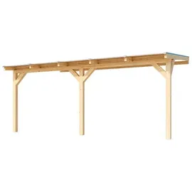 Weka Terrassendach 455 x 322 cm beige