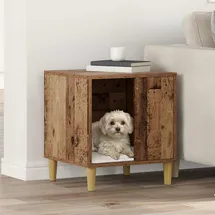 vidaXL Hundehütte 44 x 42 x 49 cm Holz Braun