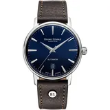 Bruno Söhnle Herren Armbanduhr 17-12236-311 Bergamo Automatik Lederband braun